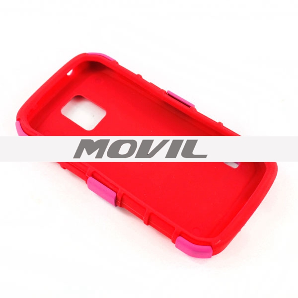 NP-1835 PC silicón robot funda para Samsung Galaxy S5 Active G870A-8